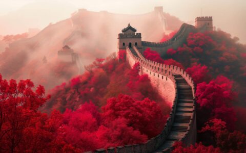 3d-rendering-van-de-chinese-grote-muur Great wall of China, red colour, whimsical, fantasy, 8K --ar 16:9 --v 6 Job ID: 476dd2c4-2e9a-48e7-bbec-bbd2f03e7a85