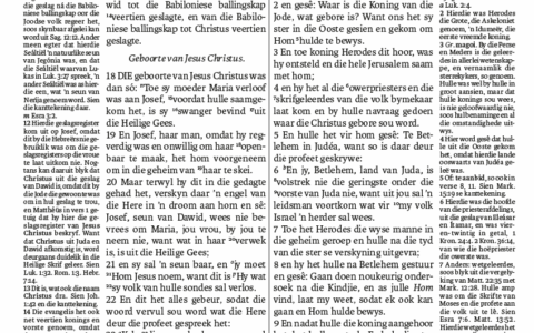 Voorbeeldpagina Afrikaanse KTB